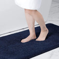 Axyaa Chenille Bathroom Mat Soft Bath Rug Absorbent Non-Slip Washable