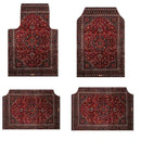 Axyaa Bohemian Style Car Foot Mat Home Rug Set Anti-slip American Retro Rugs