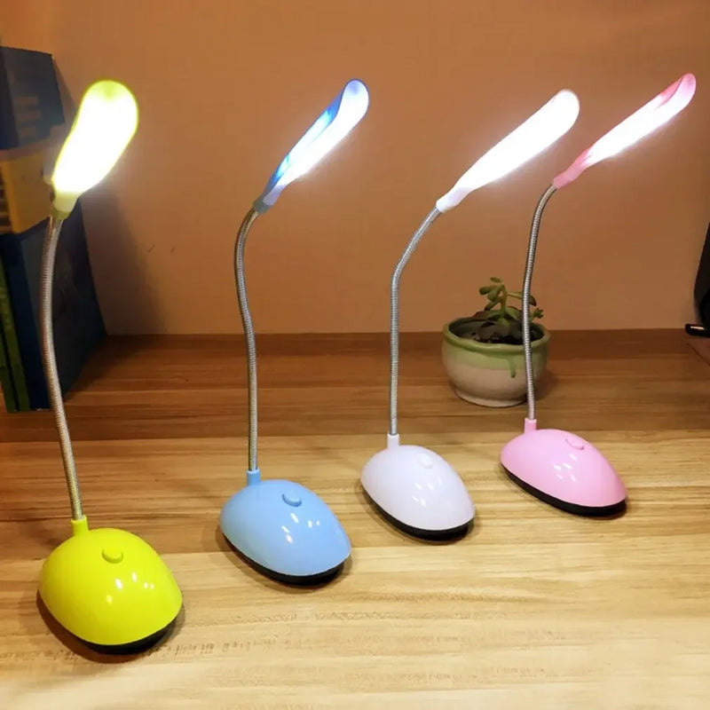 Axyaa Foldable LED Desk Lamp for Kids Study, Portable & Battery-Powered