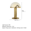 Axyaa Nordic Mushroom Table Lamp - Modern Design for Home Decor