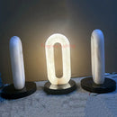 Axyaa Marble LED Table Lamp for Home Decor & Lighting
