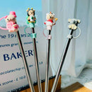 Axyaa Silicone Straw Cover for 9-10mm Stanley Cup - Cartoon Design
