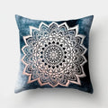Axyaa Mandala Pattern Polyester Cushion Cover for Stylish Home Decor