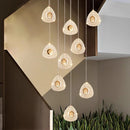Axyaa Nordic Chandeliers Dining Room Pendant Lights Ceiling Hanging Lamps