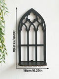 Gothic Hollow Wooden Shelf Wall Decoration for Witch Home Decor by Axyaa