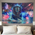 Axyaa Neon Anime Punk Wall Hanging - Vibrant Fluorescent Tapestry for Home Decor