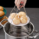 Axyaa Stainless Steel Steamer Rack Pot Tray Grill Stand Kitchen Cookware
