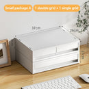 Axyaa 6-Tier Desk Organizer with Drawers and Dividers for Office, Jewelry, Cosmetics, and More
