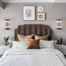 Luxury Crystal Wall Lamp for Modern Bedroom and Living Room by Axyaa