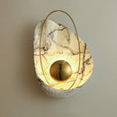 Axyaa Nest Shaped LED Wall Lamp, Modern Scandinavian Design