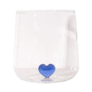 Axyaa Heart Inside Tumbler Mug, Lovely Glassware, Gift for Her