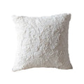 Axyaa Blue Jacquard Throw Pillowcase: 45x45 Cotton Sofa Cushion Cover