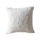 Axyaa Blue Jacquard Throw Pillowcase: 45x45 Cotton Sofa Cushion Cover