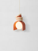 Axyaa LED Pendant Lamp: E27 Bulb, Resin, Adjustable Cord, Indoor Lighting