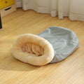 Axyaa Cozy Cat Sleeping Bag: Warm Semi-enclosed Pet Nest for Small & Medium Pets