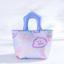 Axyaa Insulated Lunch Box Bag for Students and Office Workers, Graffiti Design