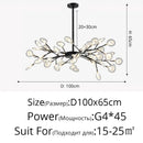 Luxurious Firefly LED Chandelier by Axyaa - Modern Nordic Home Lighting