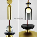Axyaa Glass Chandelier LED Suspension Lamps for Restaurant, Bar, Bedroom