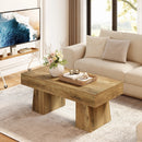 Axyaa Vintage Wooden Coffee Table - Modern Center Cocktail Furniture