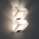 Axyaa Marble Wall Lamp Copper Finish Hotel Living Room Bedroom Background Bedside Wall Light