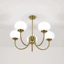 Axyaa French Light Luxury Cream Pink Chandelier Lamp