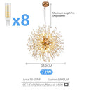 Axyaa Modern Dandelion LED Chandelier for Home Decoration
