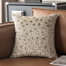 Axyaa 3D Leopard Print Sherpa Pillow Cover 18x18 Inch in Various Colors