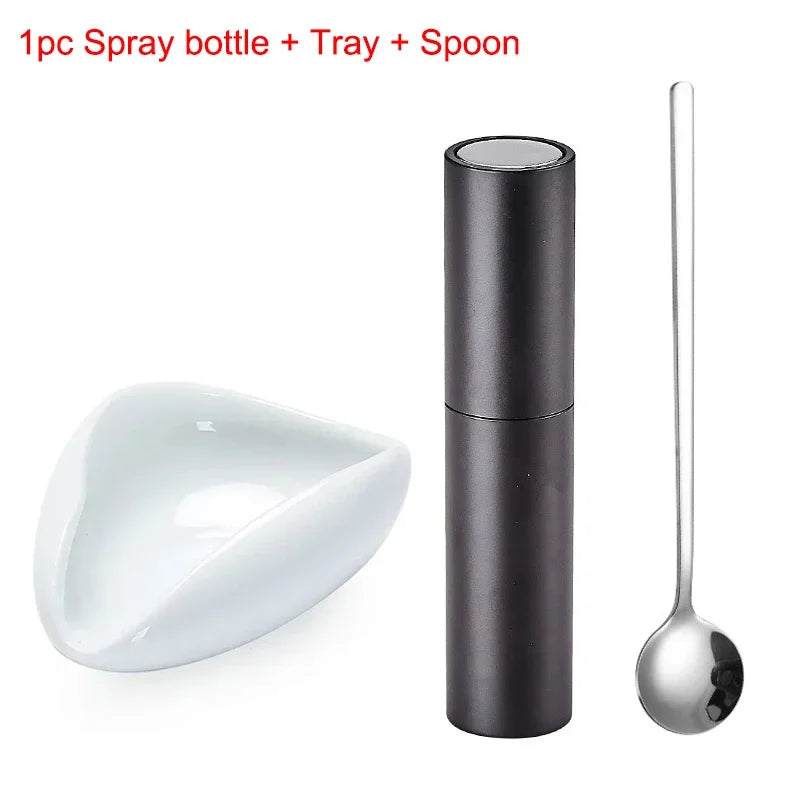 Axyaa Coffee Bean Atomizing Spray Bottle Set with Dosing Cup Trays