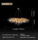 Axyaa Silver Crystal Chandelier: Elegant Rectangular Ceiling Fixture for Living Room & Restaurant.