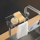 Stainless Steel Sink Rack Sponge Soap Holder Drying Shelf Organizer for Axyaa Brand
