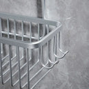 Axyaa Aluminium Bathroom Shower Shelf Shampoo Holder Organizer Basket Storage