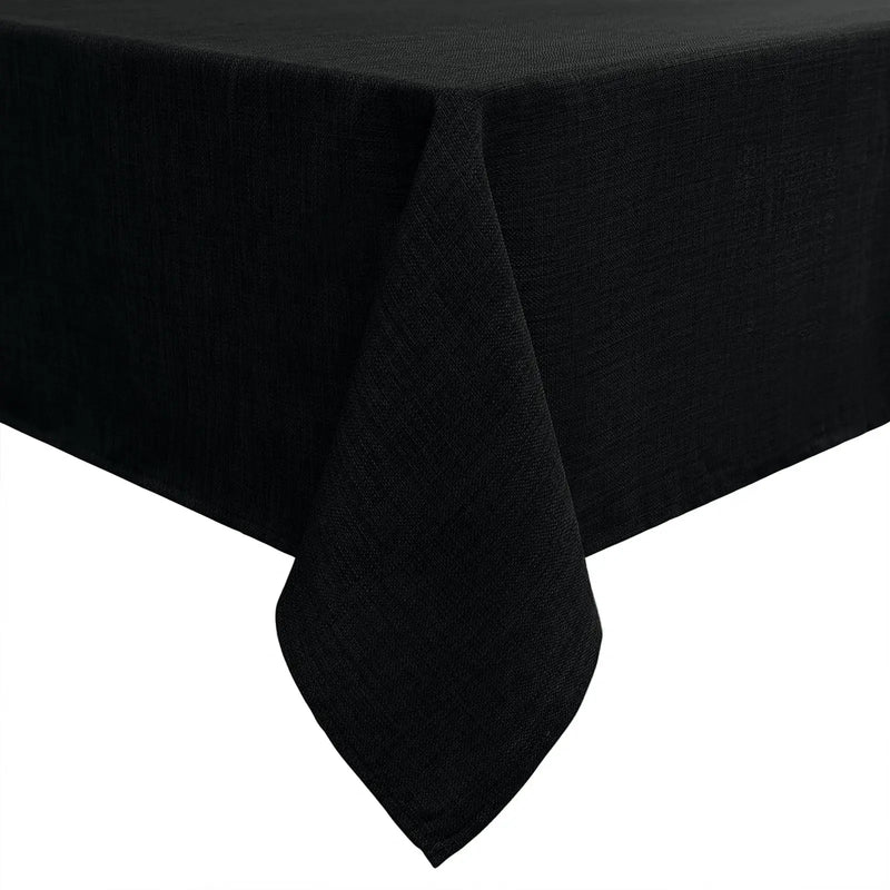 Axyaa Solid Color Tablecloth: Banquet & Party Linens, Washable Rectangle/Round Table Cloth