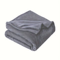 Navy Blue Fleece Plush Throw Blanket by Axyaa - Super Soft Cozy Flannel Blanket