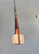 Axyaa Designer Leather Pendant Light for Bedroom, Restaurant, Bar, and Shop