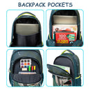 Axyaa Boys School Backpack Set for Elementary Students, Ages 8-10