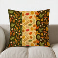 Autumn Leaves Pattern Throw Pillow Cover for Sofa, Bedroom, Car - Axyaa
