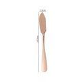Axyaa Stainless Steel Butter Cake Spatula | Long Handle Cheese Spreader Kitchen Accessory