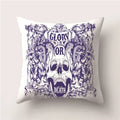 Skull Polyester Pillowcase 45X45CM Axyaa Home Decor Cushion Cover Square Sofa Decor