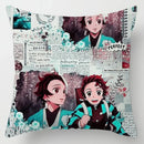 Axyaa Demon Slayer Kimetsu No Yaiba Pillowcase - Kamado Tanjirou Tomioka Giyuu Decor