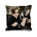 Axyaa Leon Kennedy Anime Pillowcase - 45x45 Decorative Cushion Cover