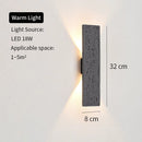 Axyaa Outdoor LED Wall Sconce Aluminum Light Fixture for House Patio Garage Decor