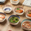 Axyaa Ceramic Bohemian Snack Bowl Set