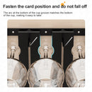 Axyaa Wine Glass Holder Rack Under Cabinet Shelf Storage Hooks Stand