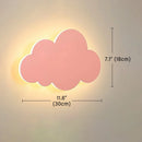 Axyaa Cartoon Cloud LED Wall Lamp for Children's Bedroom