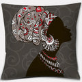 Ethnic African Women Pillowcase by Axyaa | Polyester Cushion Cover for Car & Sofa
