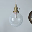 Axyaa Modern Copper Glass LED Pendant Light for Home Decor