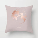Axyaa Pink Geometric Print Decor Pillow Cover for Modern Luxury Home