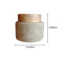 Axyaa Yellow Marble LED Ceiling Light for Hotel Lobby, Restaurant, and Balcony