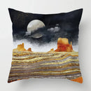 Axyaa Nordic Moon Metal Painting Pillowcase for Home Sofa Decor - 40*40 & 60*60