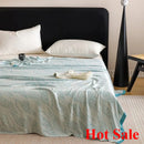 Axyaa Bamboo Fiber Jacquard Double-layer Gauze Cold Blanket Towel Quilt
